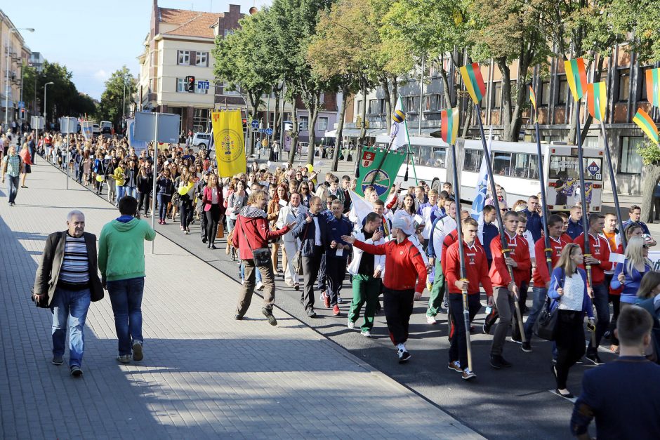 Uostamiesčio studentai švenčia rugsėjo 1–ąją