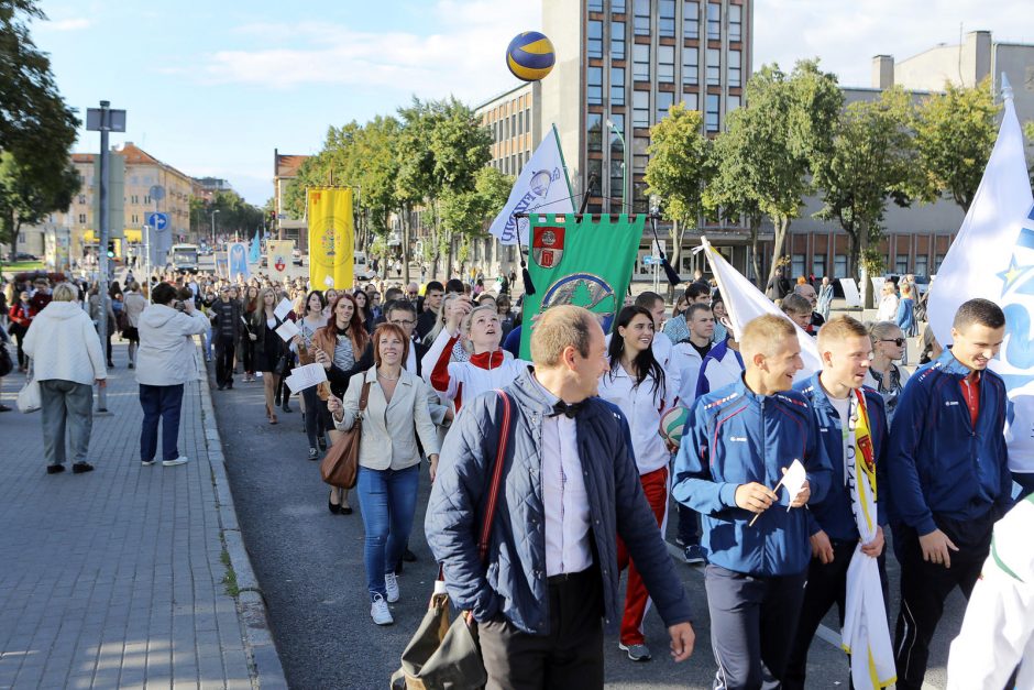 Uostamiesčio studentai švenčia rugsėjo 1–ąją