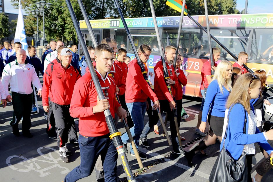 Uostamiesčio studentai švenčia rugsėjo 1–ąją