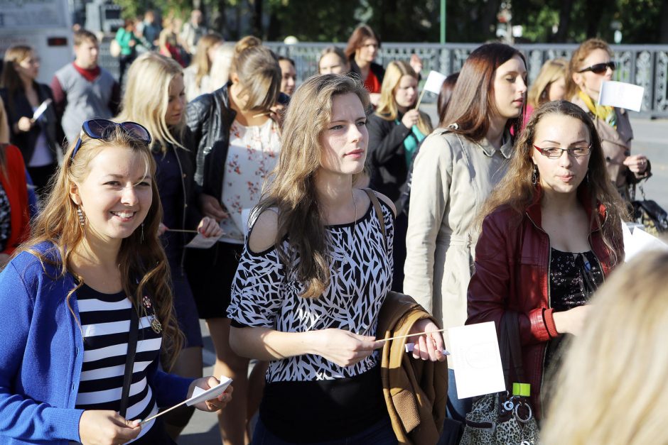 Uostamiesčio studentai švenčia rugsėjo 1–ąją