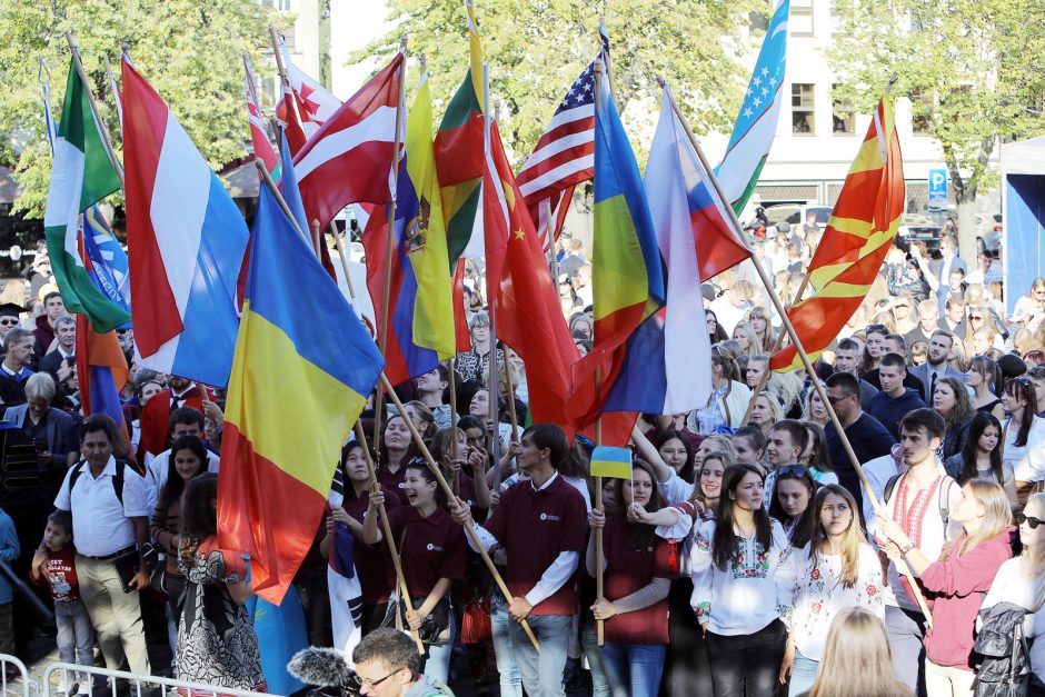 Uostamiesčio studentai švenčia rugsėjo 1–ąją