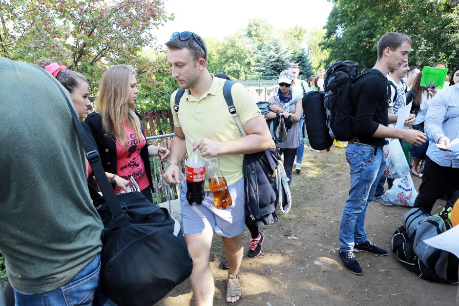 Karklėje tvarkos žiūri didžiulis būrys pareigūnų