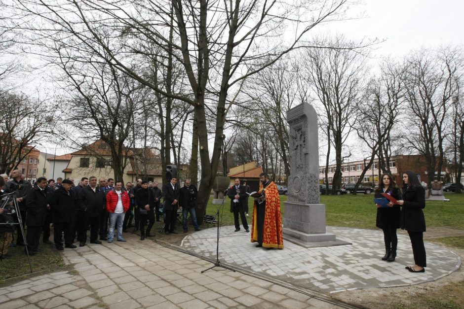 Armėnai genocidą įamžino paminklu