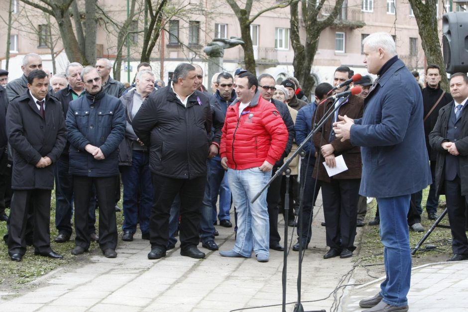 Armėnai genocidą įamžino paminklu