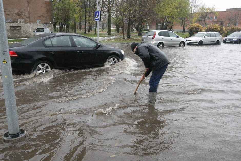 Potvynis Klaipėdoje 2017