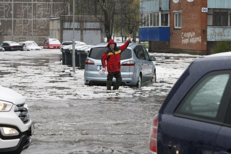 Potvynis Klaipėdoje 2017