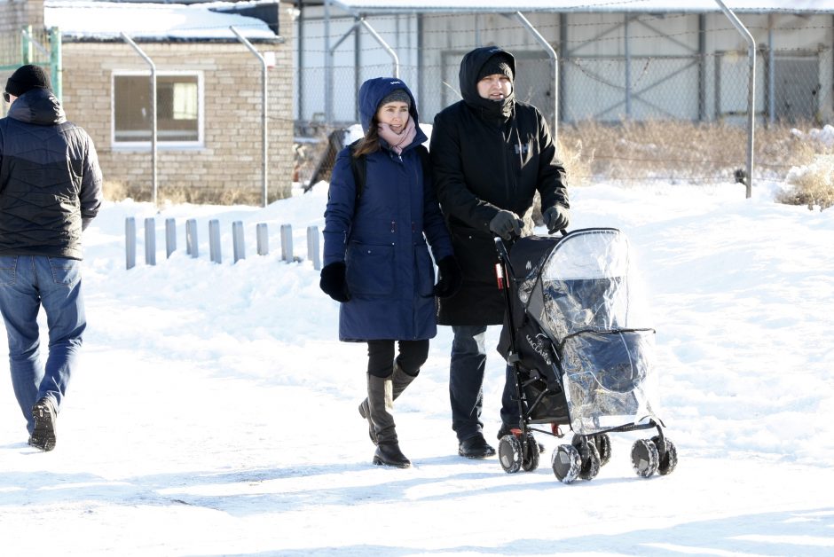 Klaipėdiečiai šeštadienį laiką leido prie jūros