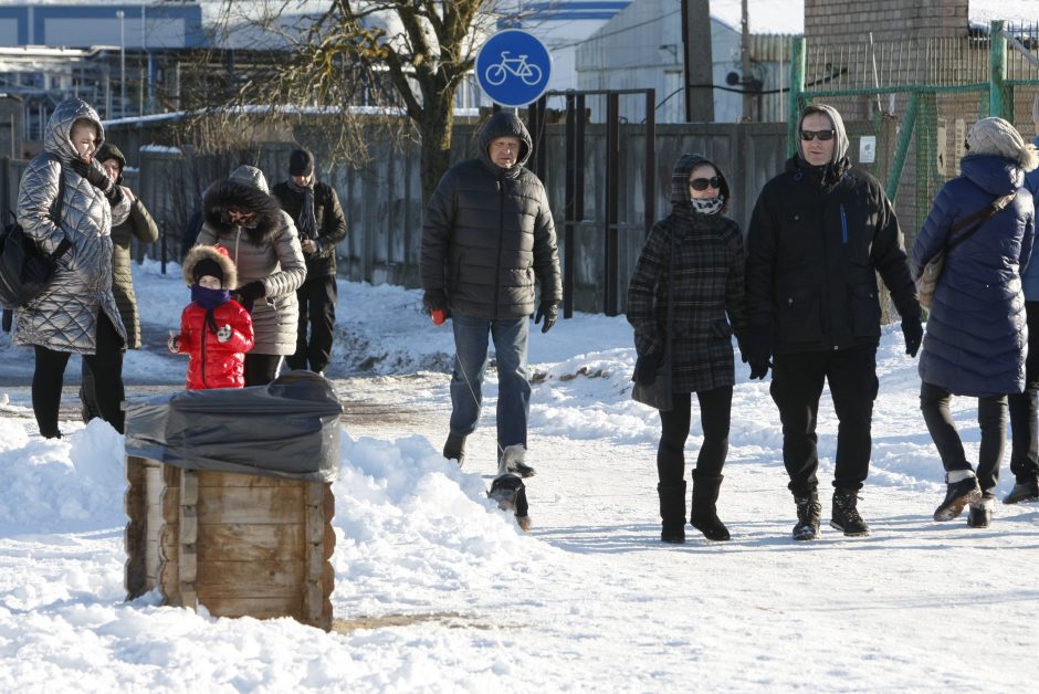 Klaipėdiečiai šeštadienį laiką leido prie jūros