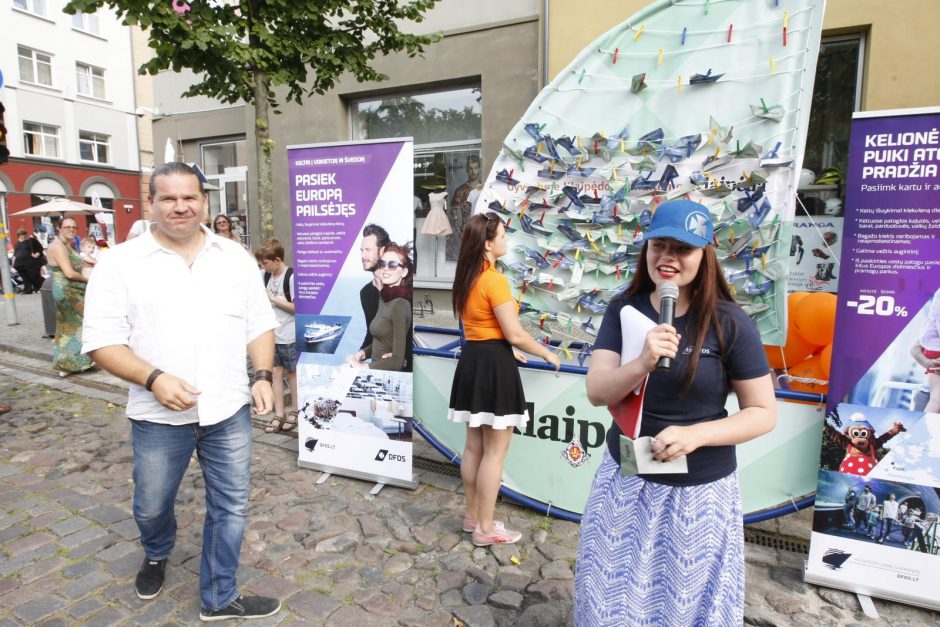 Kompanijos „DFDS Seaways“ prizą laimėjo būsimas laivų mechanikas