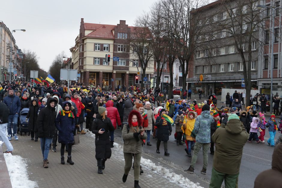 Klaipėdiečiai nepabūgo žvarbos