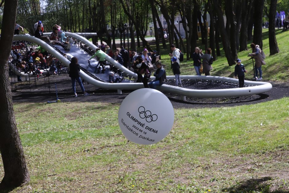 Atidarytas atnaujintas Santakos parkas: šventėje pramogų surado kiekvienas
