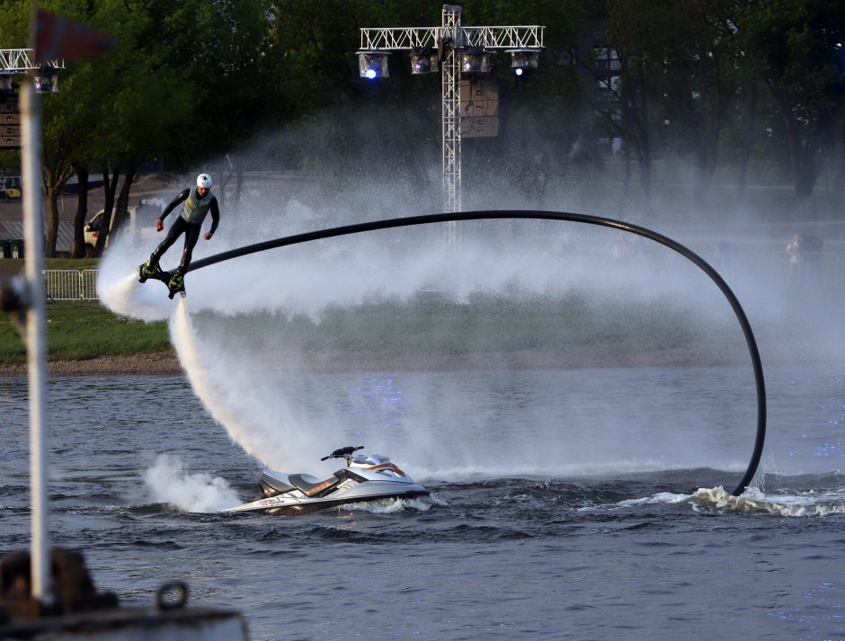 Didžiausio pavasario renginio „Santaka“ repeticija 