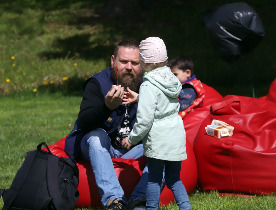 Atidarytas atnaujintas Santakos parkas: šventėje pramogų surado kiekvienas