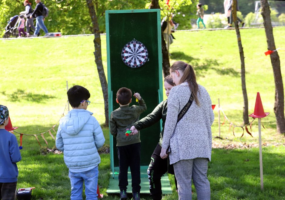 Atidarytas atnaujintas Santakos parkas: šventėje pramogų surado kiekvienas