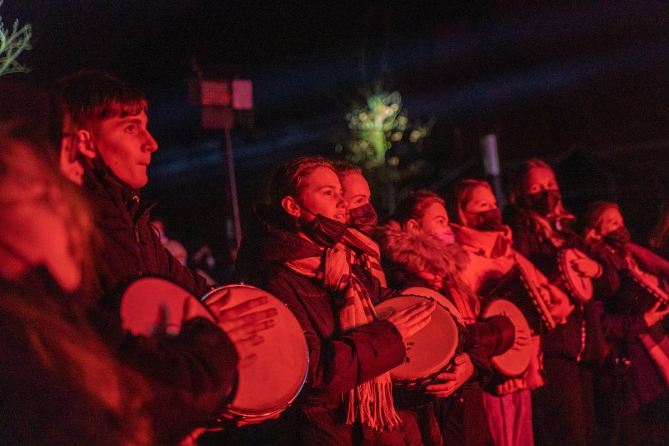 Kauno r. gyventojus stebino įspūdingi šou