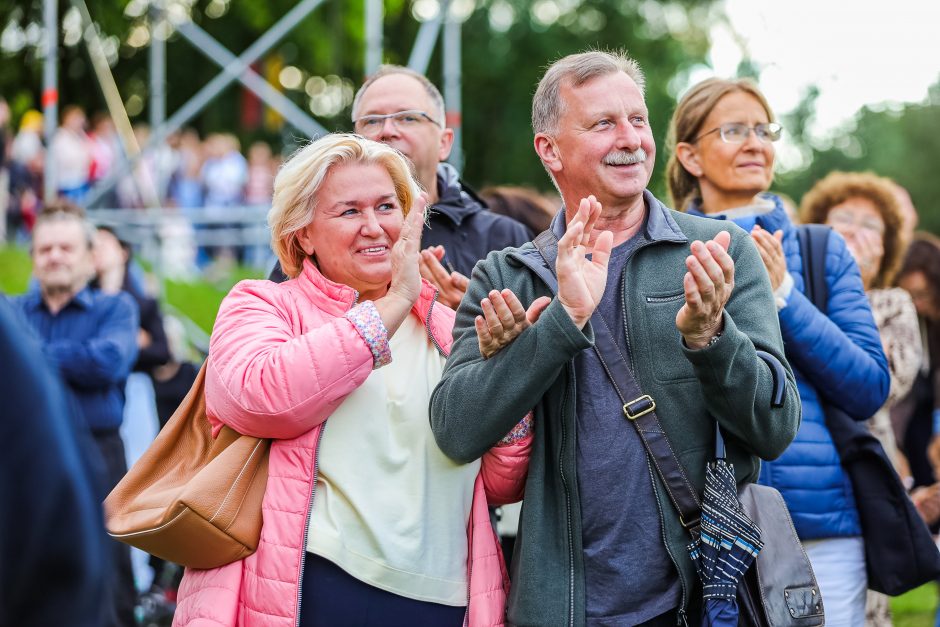 Kauno pilies papėdėje kauniečius subūrė operetė ir „Tautiška giesmė“