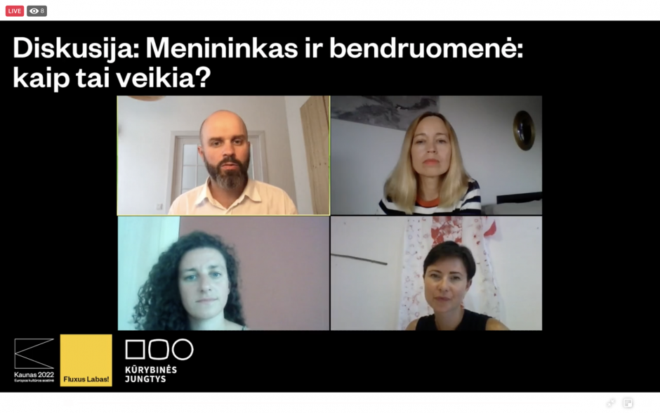 Menininkas ir bendruomenė: kaip tai veikia?