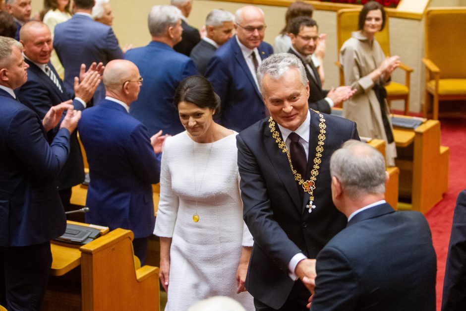 D. Grybauskaitės žinia: G. Nausėdai teks atsakomybė saugoti Konstituciją