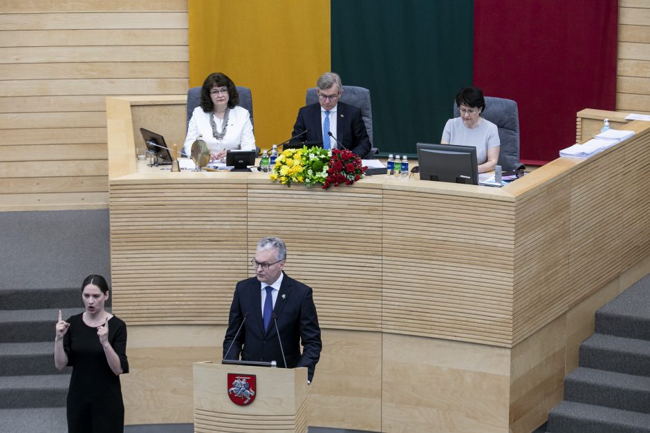 R. Budbergytė apie G. Nausėdos metinę kalbą: neliko barimų ir plakimų