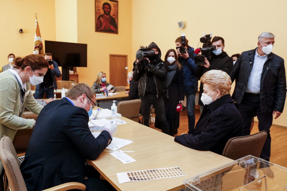 D. Grybauskaitė: nebalsavau už tuos, kurie liguistai ieško priešų