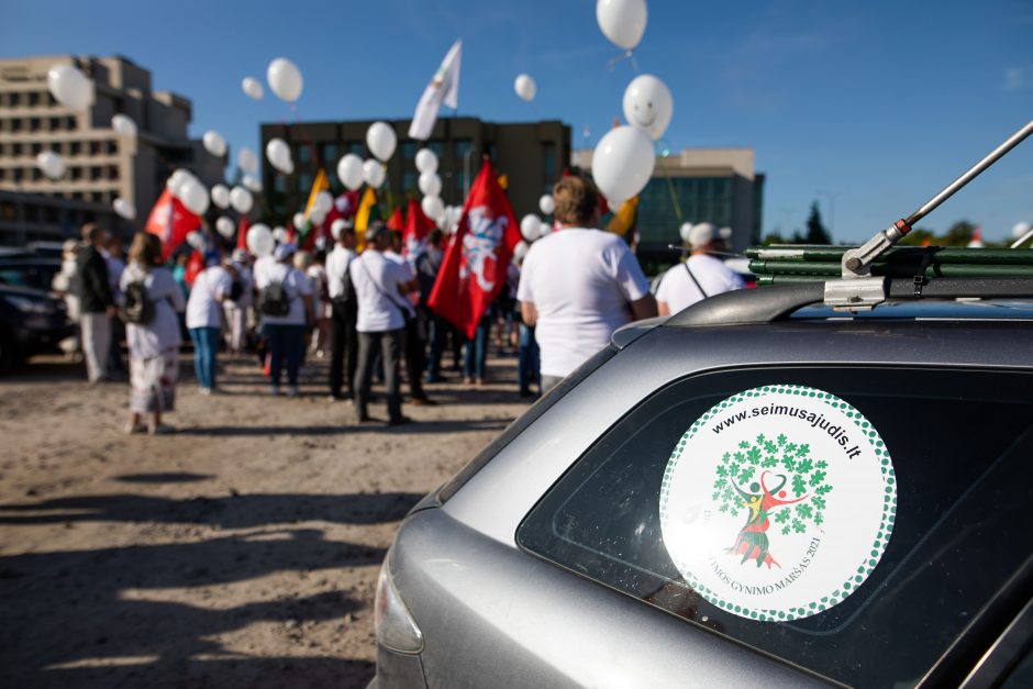 Protestuotojai prie Seimo – policijos akiratyje: gresia baudos