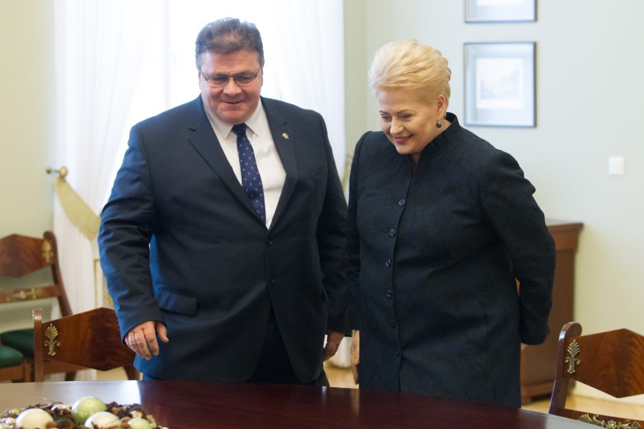 L. Linkevičius: D. Grybauskaitė naujam prezidentui pakėlė kartelę aukštai