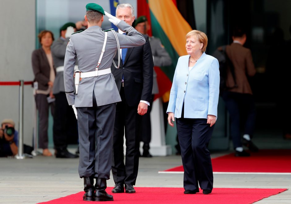 G. Nausėda dėl Astravo AE kreipėsi į A. Merkel: prašome pagalbos