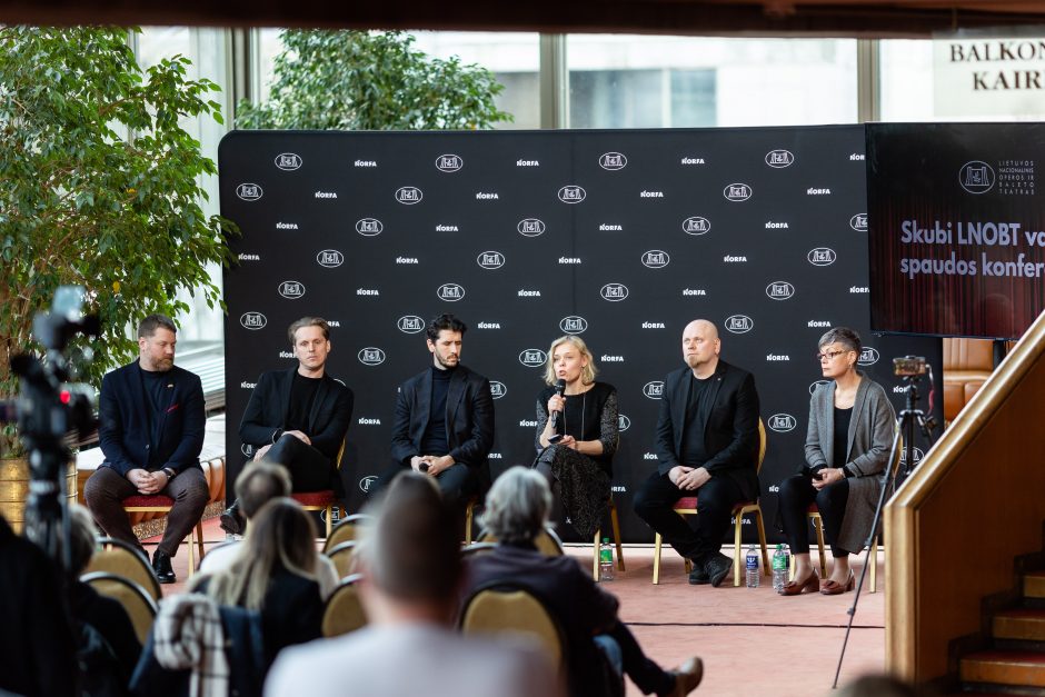 LNOBT kolektyvo spaudos konferencija