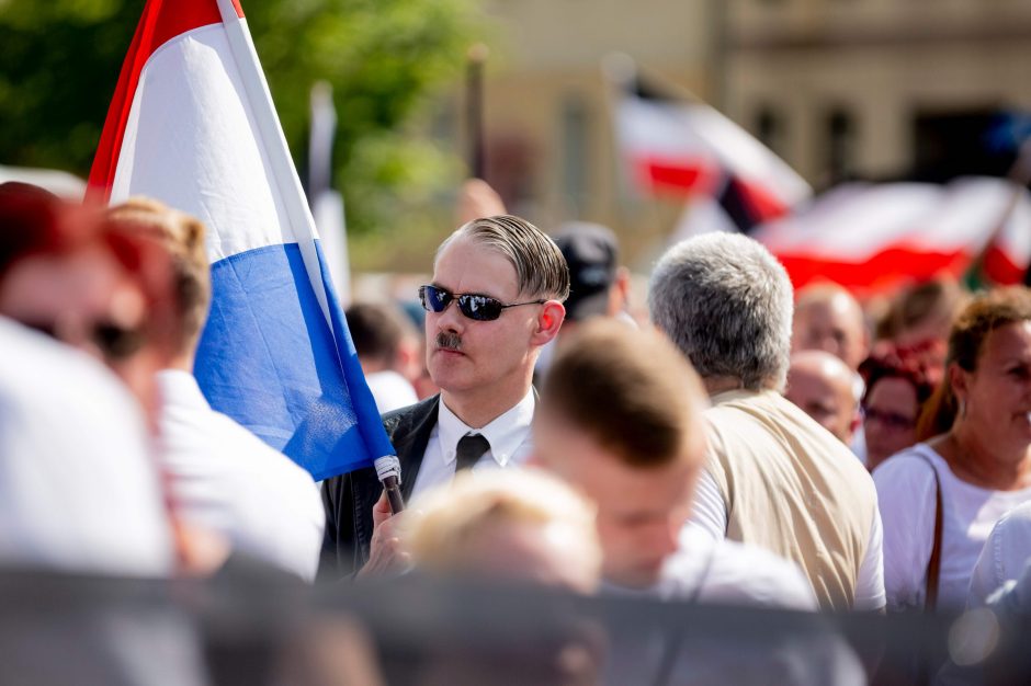 Berlyne eitynes surengę neonaciai skandavo „Aš nieko nesigailiu“