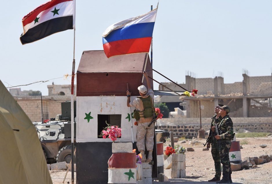 Rusija skelbia per trejus metus Sirijoje netekusi 112-os karių