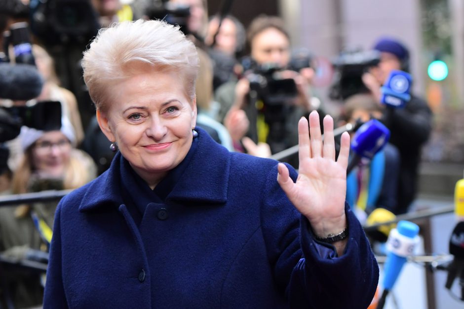 D. Grybauskaitė vyksta į Briuselį tartis dėl „Brexito“ ir ES biudžeto