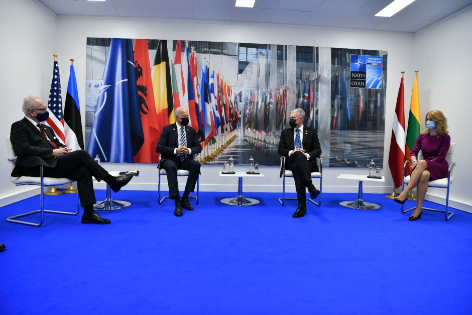 Baltijos šalių vadovų susitikimas su J. Bidenu