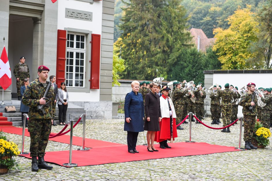 Prezidentė: ryšiai su Šveicarija stiprina Lietuvos konkurencingumą