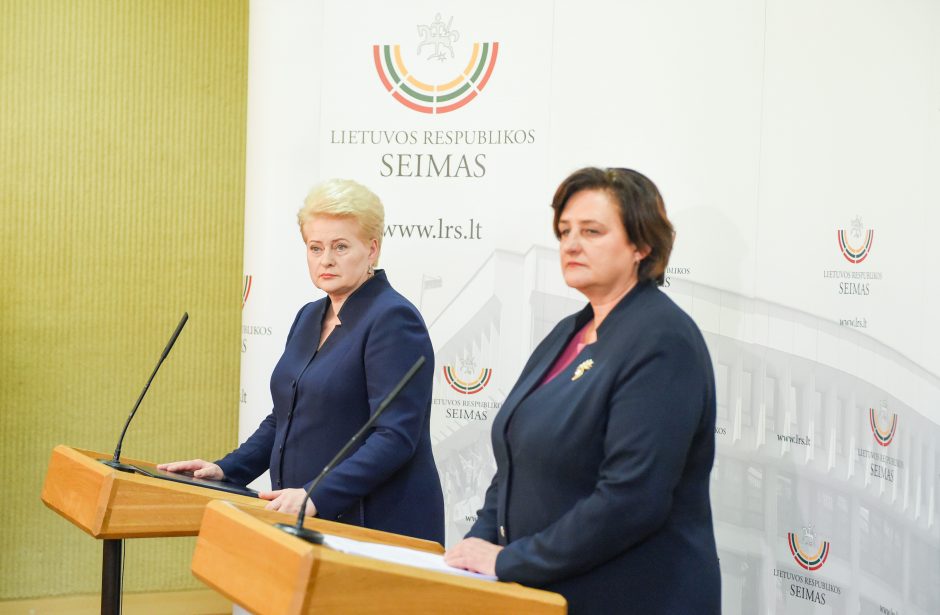 Prezidentė tikisi, kad Seimas pritars jos Darbo kodekso variantui