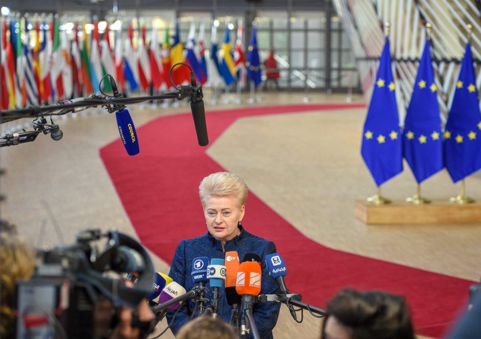 D. Grybauskaitė: ES sutiks atidėti „Brexitą“