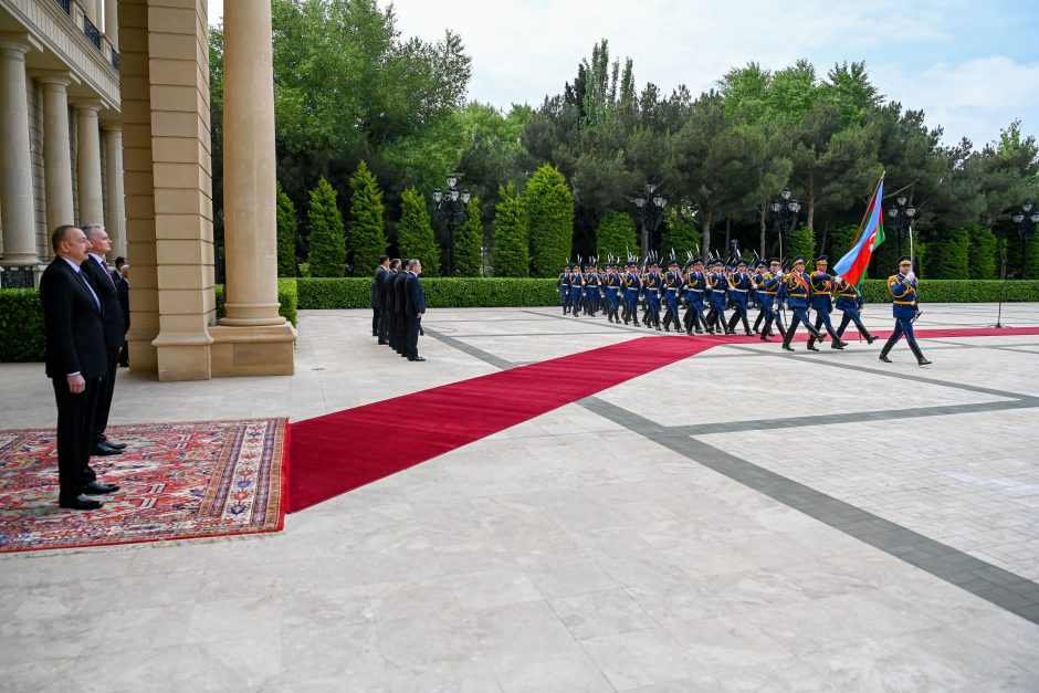 G. Nausėdos vizitas Azerbaidžane