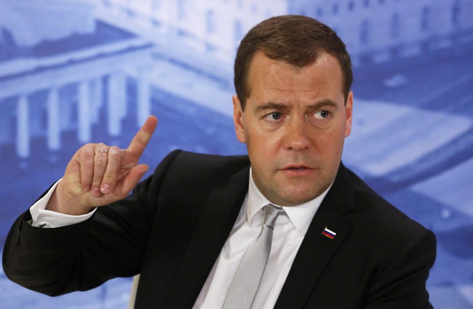 D. Medvedevas: JAV sankcijas Rusija užginčys Pasaulio prekybos organizacijoje
