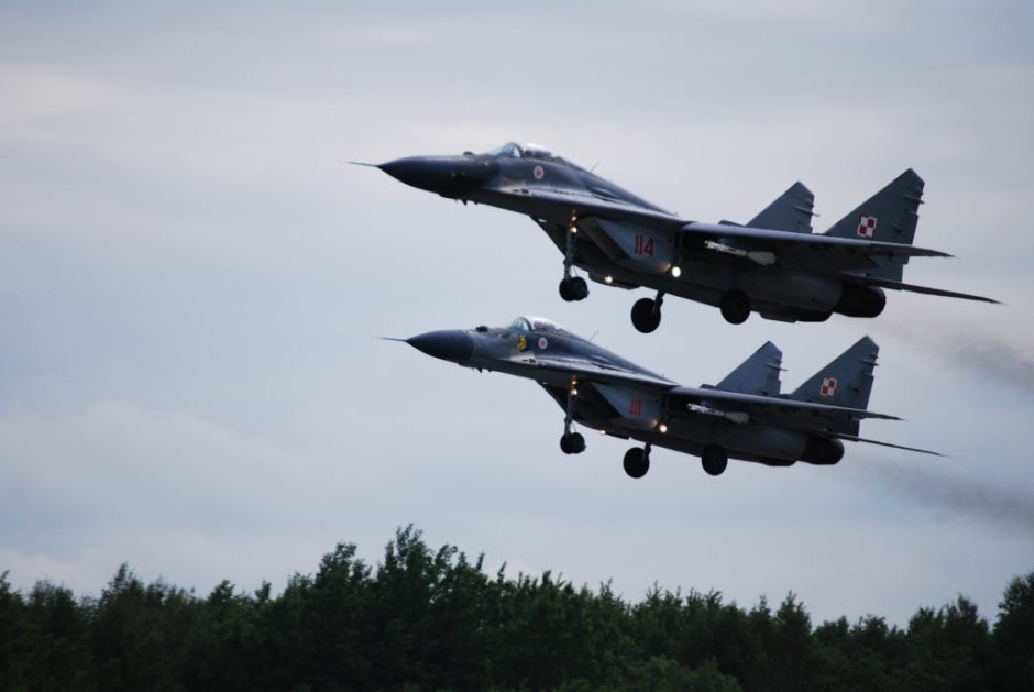 Rusijos ministro lėktuvą, tikėtina, lydėjo NATO naikintuvai iš Šiaulių