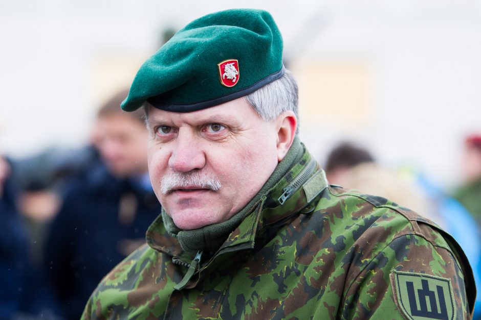Lietuvos kariuomenės vadas vyks oficialaus vizito į Ukrainą
