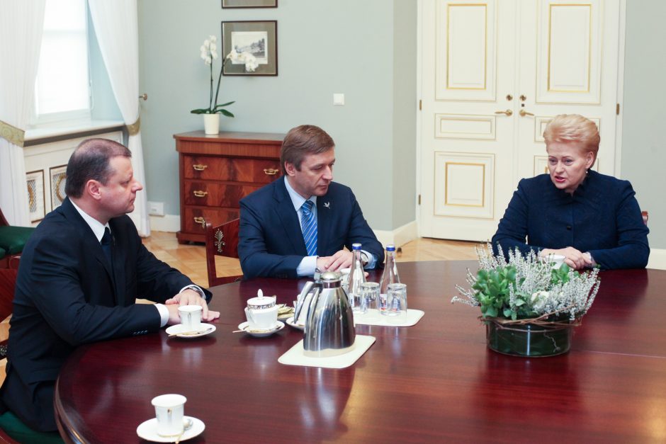 Įtakingiausi politikai – D. Grybauskaitė, S. Skvernelis ir R. Karbauskis
