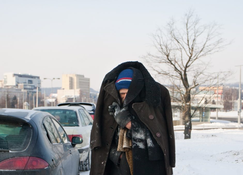 Vilniuje rekordinis šaltis jau pareikalavo trijų aukų