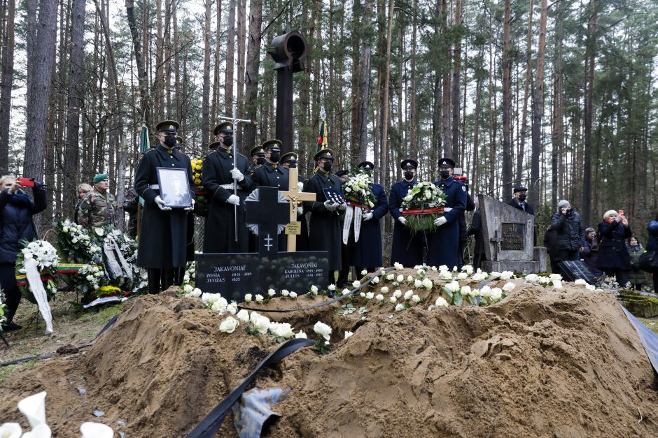 Lietuvos partizanas J. Jakavonis-Tigras išlydėtas į paskutinę kelionę