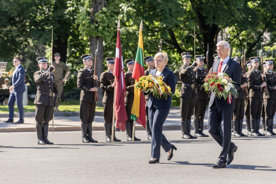 Premjerė I. Šimonytė: su Latvija grėsmes matome vienodai