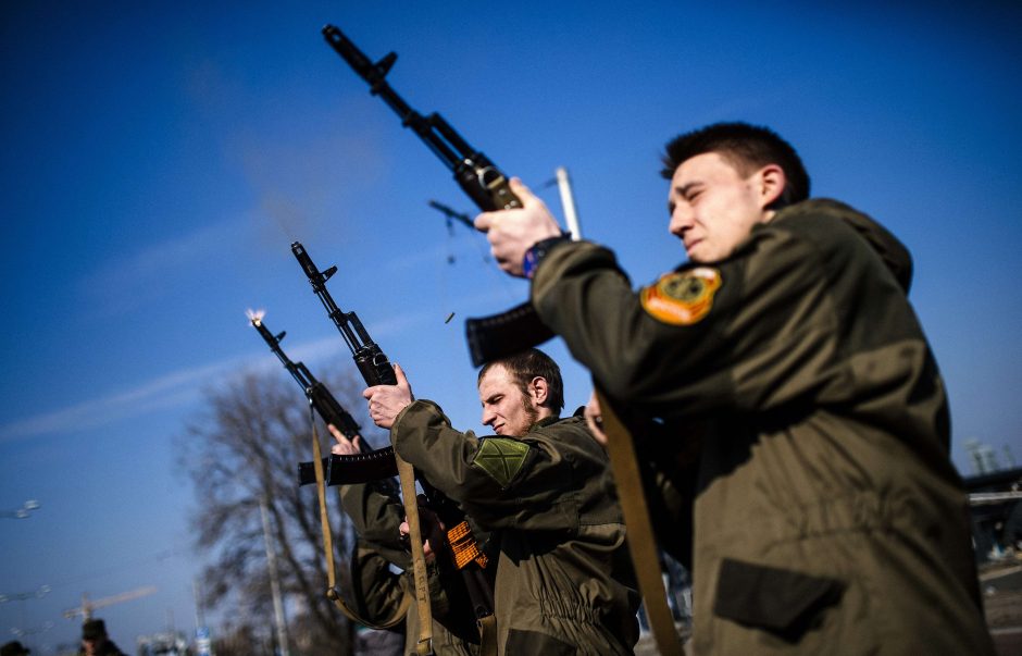 Kijevas skelbia Ukrainoje veikiančių Rusijos karinių dalinių sąrašus