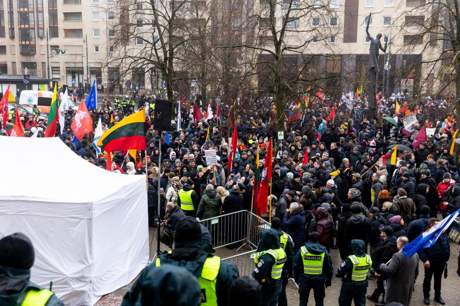 V. Landsbergis apie protestuotojus: nereikia jų vadinti žmonėmis – jie fašistai, „Jedinstvo“