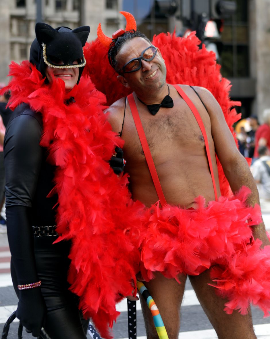 Brazilijos gėjų parade – šimtai tūkstančių žmonių