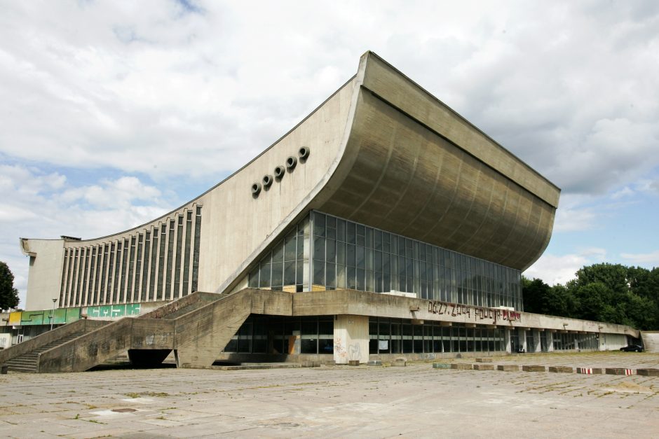 Sporto rūmai – retas brutalistinės architektūros pavyzdys Lietuvoje