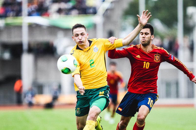 Europos U-19 futbolo čempionatas: Lietuva - Ispanija