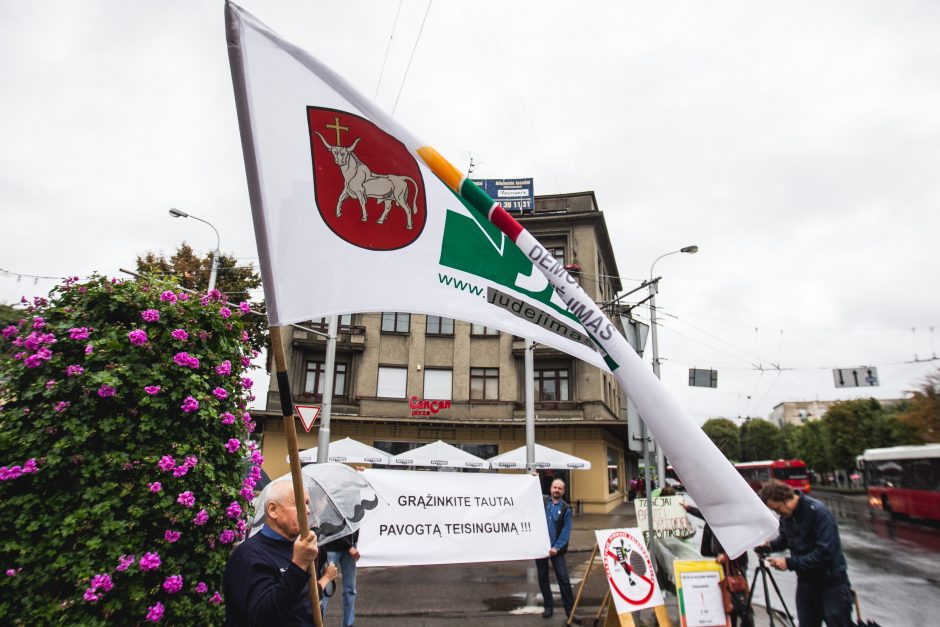 Piketas prie Kauno apylinkės teismo