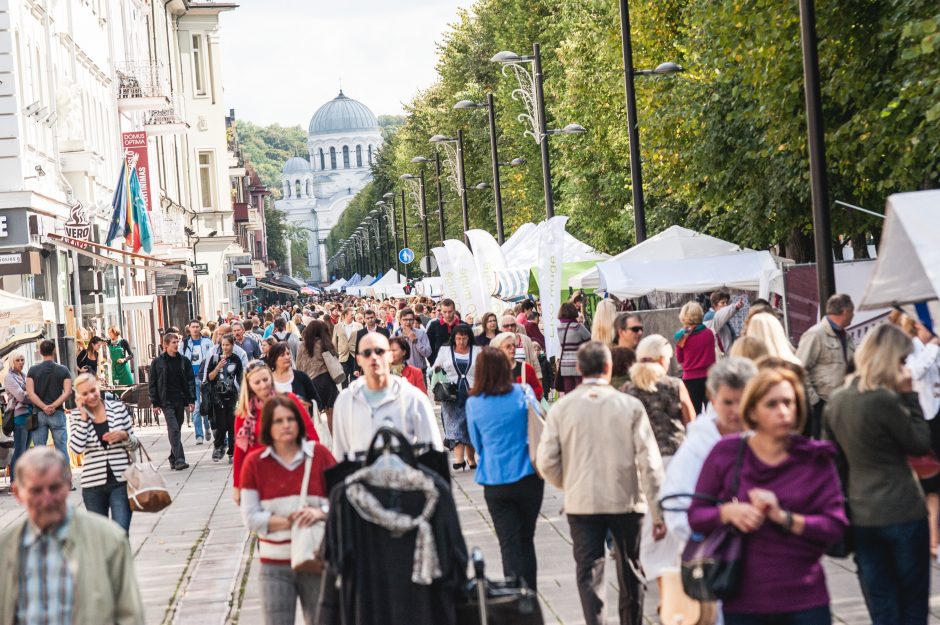 Rudens gėrybių ir amatų mugė Laisvės alėjoje